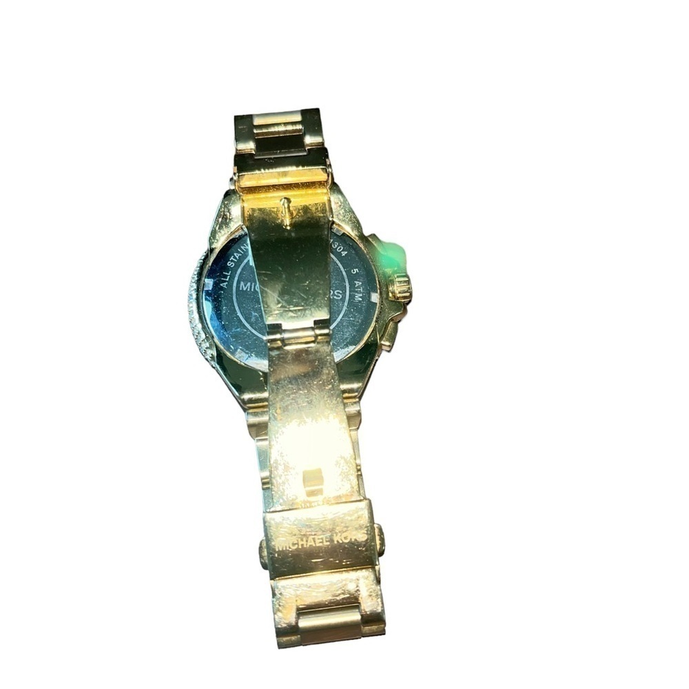Authentic Michael KORS Oversized Camille Pavé Gold-Tone Watch - Picture 11 of 12